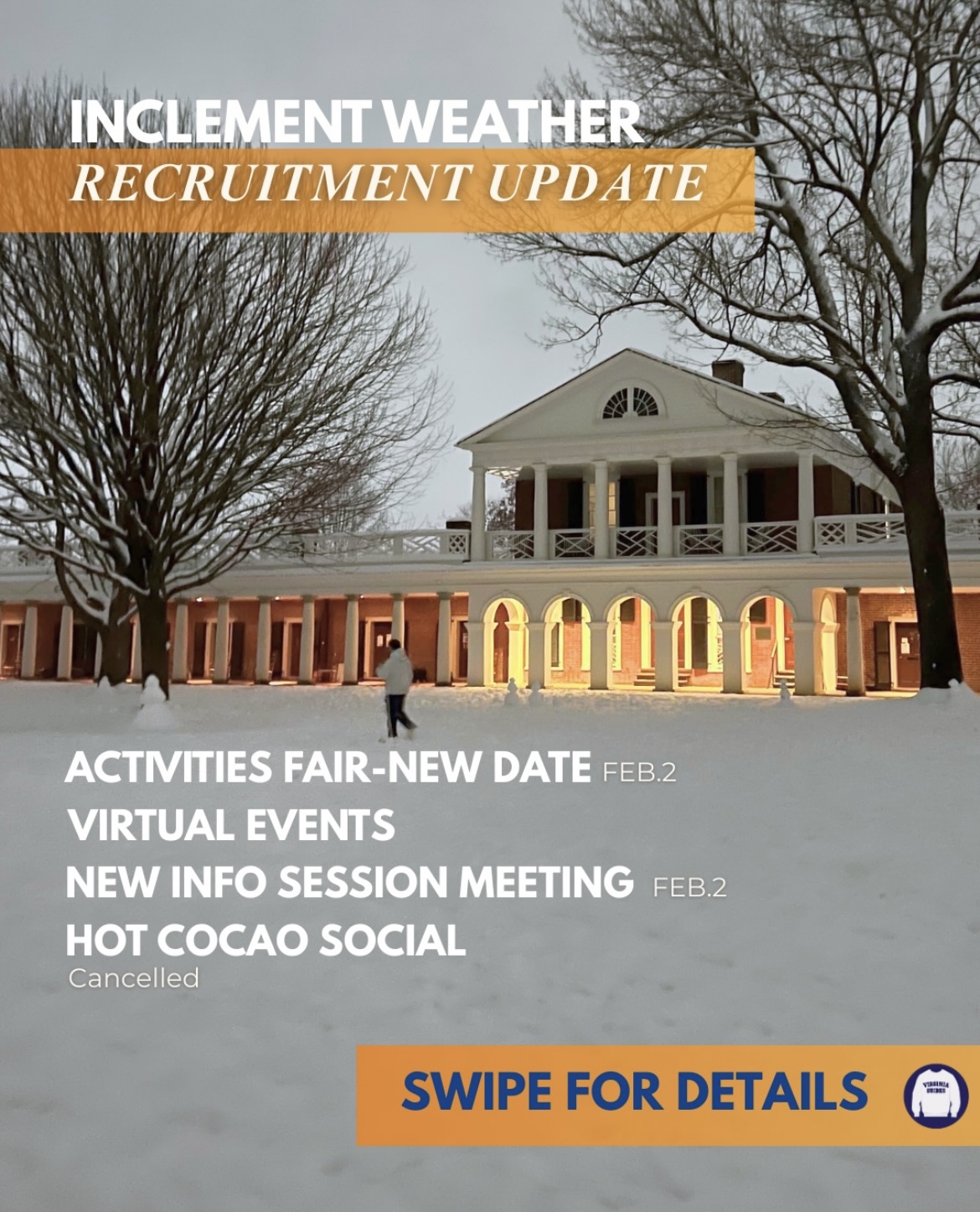 Weather Recruitment Update